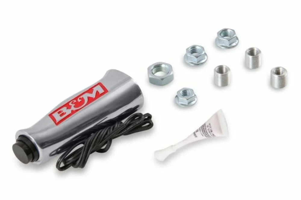 B&M Universal T-Handle - Brushed with 12V Switch - 80658